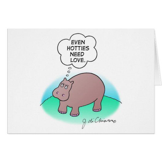 Hippo Hotty Cards (Front Horizontal)