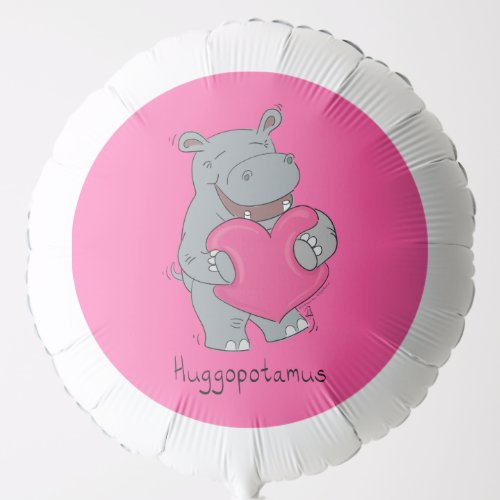 Hippo Hugs Cute Kids Hippopotamus Balloon