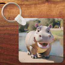 Hippo Keepsake For Travelling | Personalized Verse