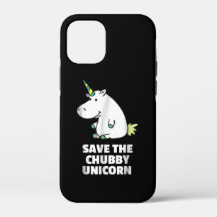 Hippo Lover Gift Chubby Unicorn Hippo Cute Hippo iPhone 12 Mini Case