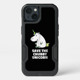Hippo Lover Gift Chubby Unicorn Hippo Cute Hippo iPhone 13 Case