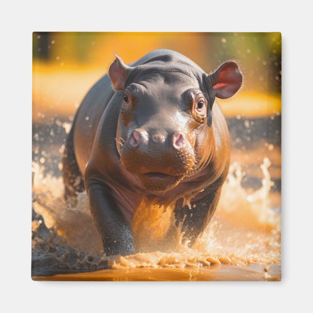 Hippo Magnet (Front)