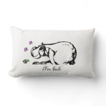 Hippo maternity pillow