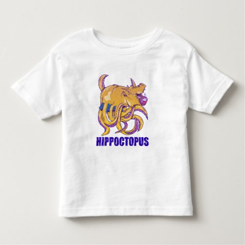 Hippo Octopus Strange creature Toddler T_shirt