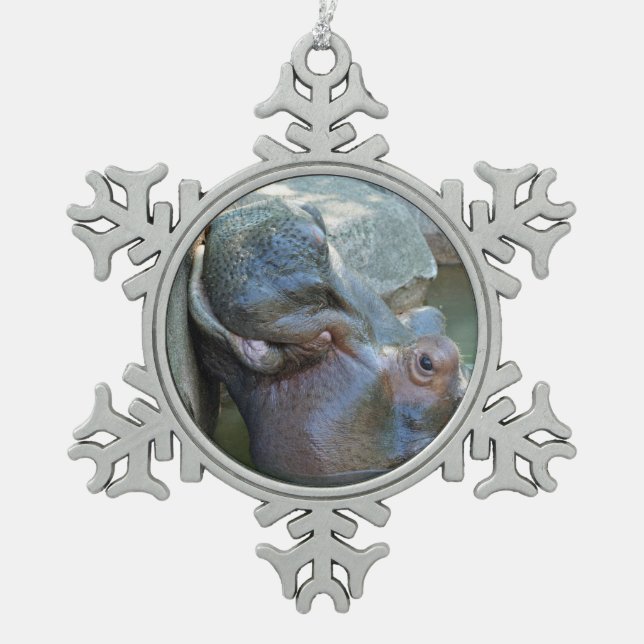 Hippo Ornament (Front)