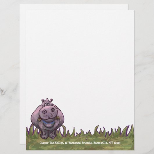 Hippo Personal Letterhead (Front/Back)