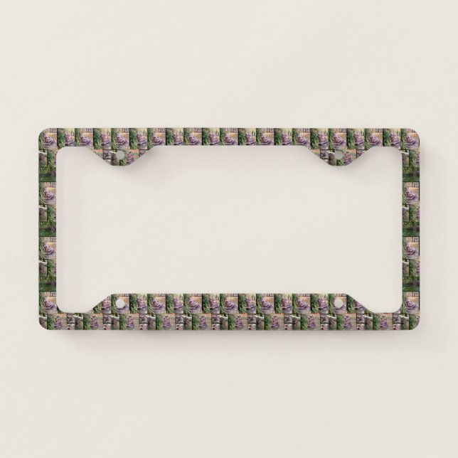Hippo Photo Collage, License Plate Frame (Front)