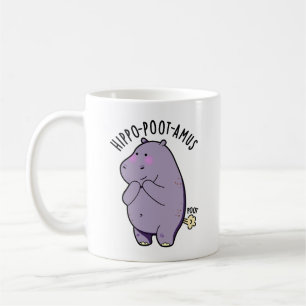 Hippo-poot-amus Funny Farting Hippo Pun Coffee Mug