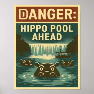 Hippo Poster Theme Park