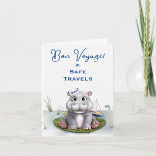 Hippo River Adventure Bon Voyage Travel Card