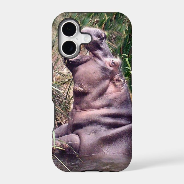 Hippo Roar, Iphone Case (Back)