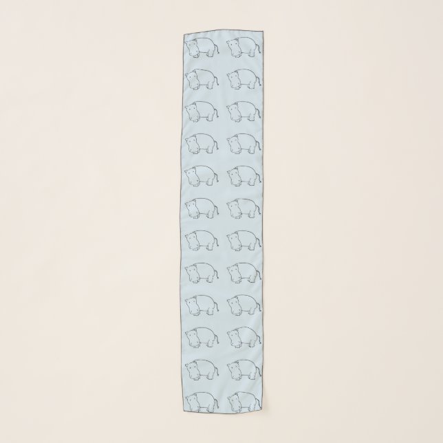 Hippo scarf (Front)