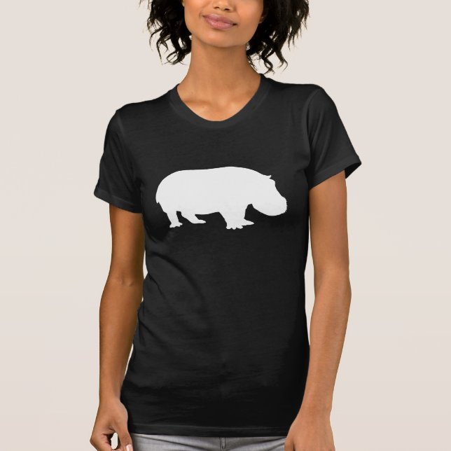 Hippo Silhouette T-Shirt (Front)