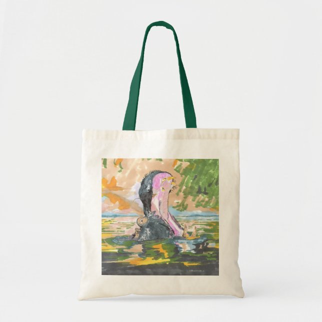 Hippo Tote Bag (Front)