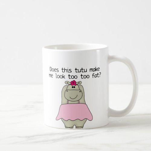 Hippo Tu Tu Fat Coffee Mug