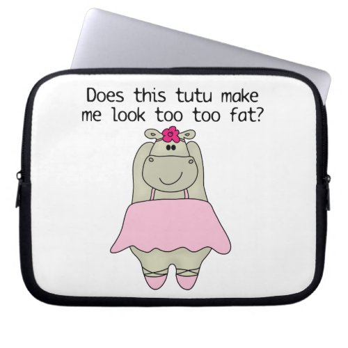 Hippo Tu Tu Fat Laptop Sleeve