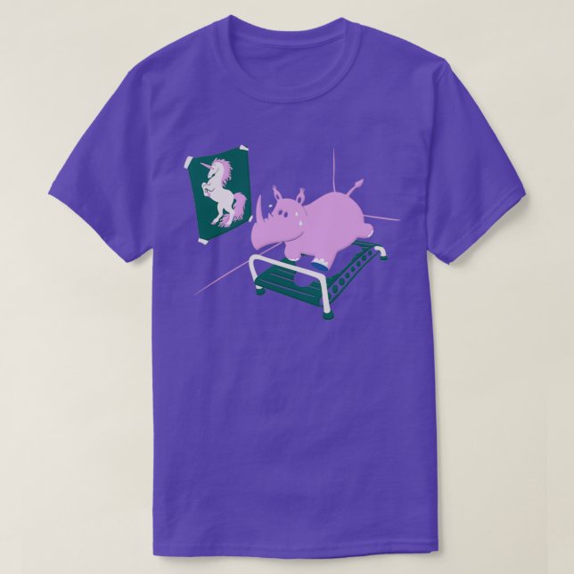 Hippo Unicorn 2 T-Shirt (Design Front)