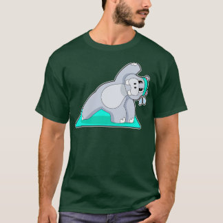 Hippo Yoga Gymnastics T-Shirt