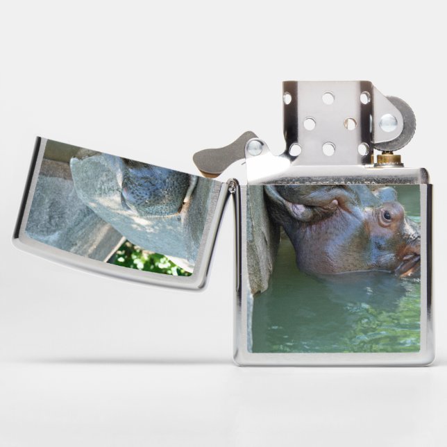 Hippo Zippo lighter | Zazzle