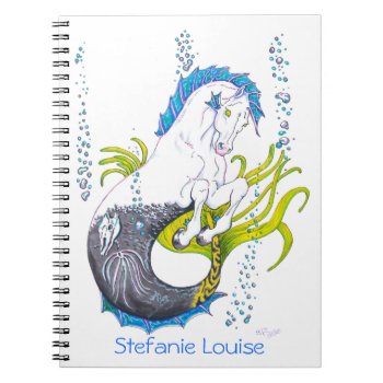 Hippocampus (skull) Notebook by Heart_Horses at Zazzle
