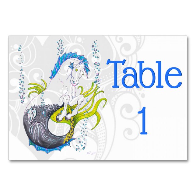 Hippocampus (skull) w/gray heart table number (Front)