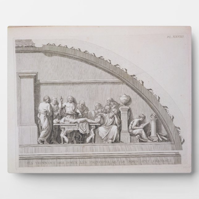 Hippocrates (c.460 BC-c.377 BC) Teaching, from 'A Plaque (Front)