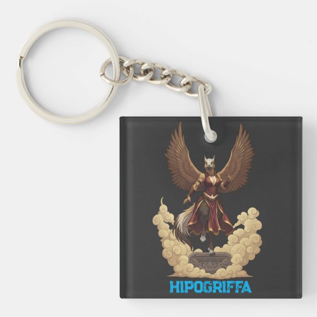 Hippogriff Mythic Avian - Sky Guardian Keychain (Front)