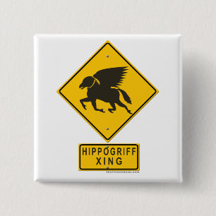 Hippogriff XING Pinback Button