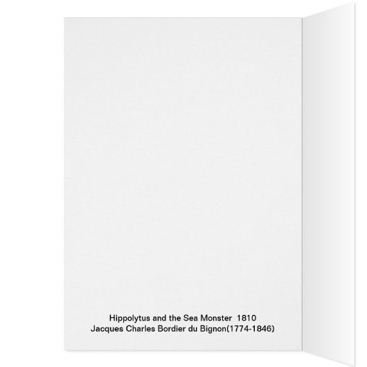 Hippolytus and Sea Monster by Bordier du Bignon (Inside (Left))