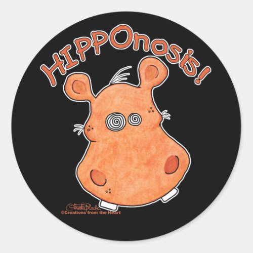 HIPPOnosis Classic Round Sticker