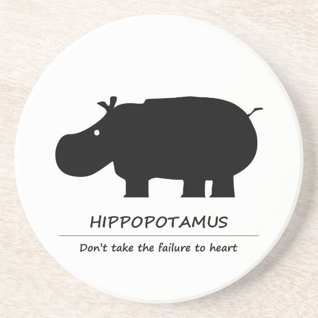 Hippopotamus (カバ) coaster (Front)