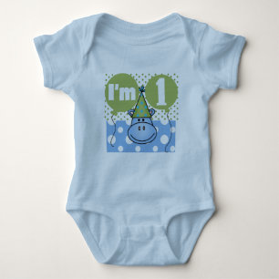 Hippopotamus 1st Birthday Tshirts and Gifts