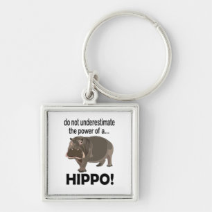 Hippopotamus Animal Funny Hippo Keychain