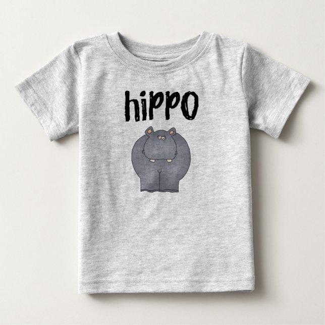 Hippopotamus Baby T-Shirt (Front)