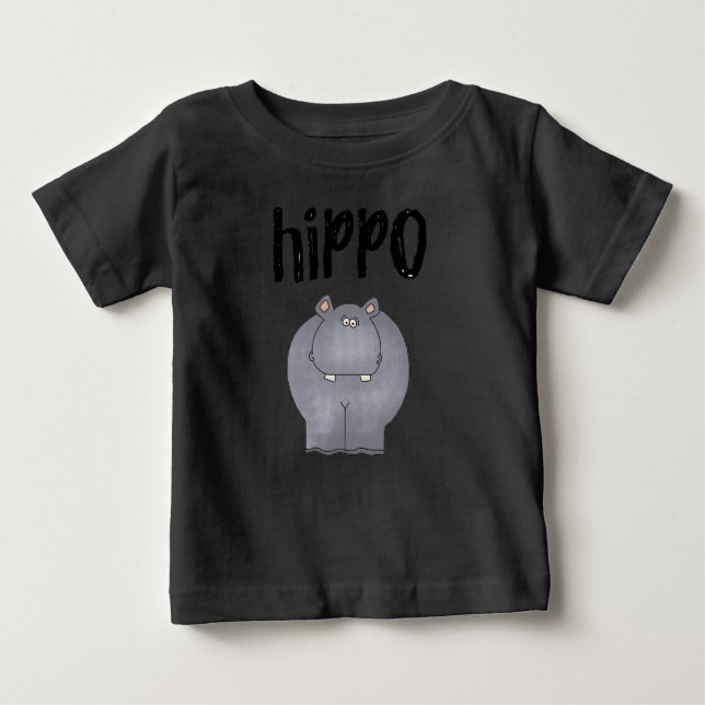 Hippopotamus Baby T-Shirt (Front)