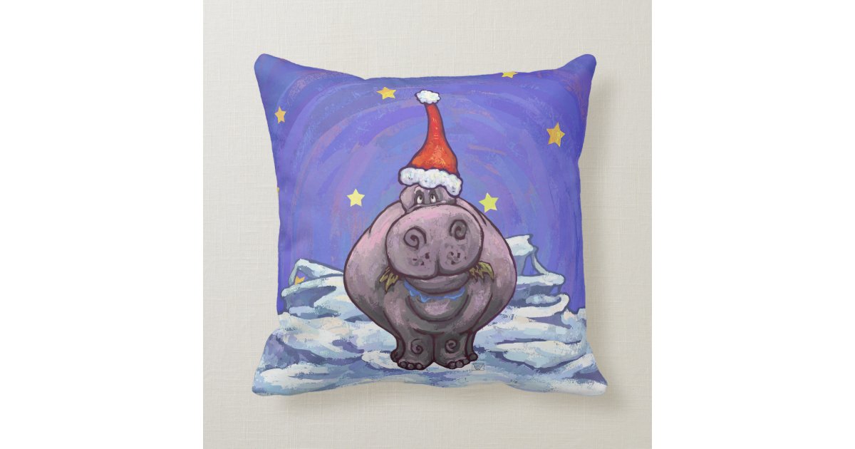 hippopotamus pillow