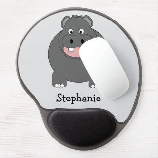 Hippopotamus Design Gel Mouse Pad