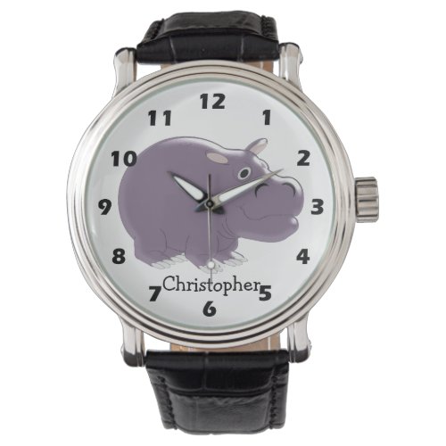 Hippopotamus Design Watch