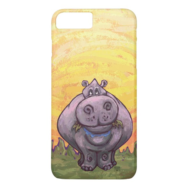 Hippopotamus Electronics Case-Mate iPhone Case (Back)