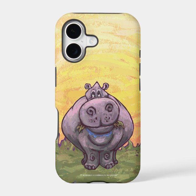 Hippopotamus Electronics Iphone Case (Back)