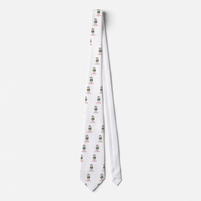 Hippopotamus for Christmas - Cute Hippo Design Neck Tie (Front)
