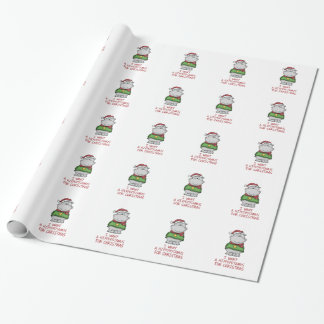 Hippopotamus for Christmas - Cute Hippo Design Wrapping Paper