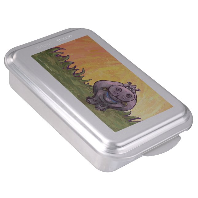 Hippopotamus Gifts & Accessories Cake Pan (Side)
