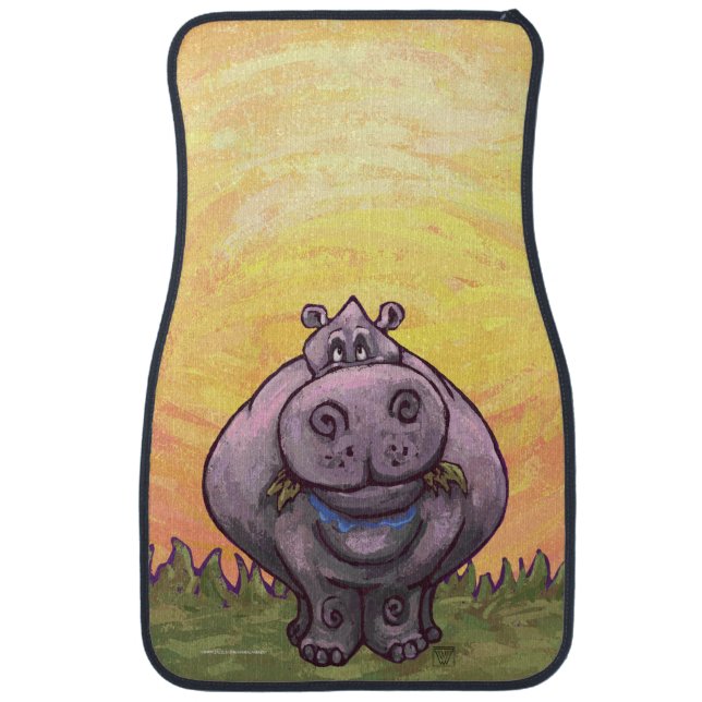 Hippopotamus Gifts & Accessories Car Floor Mat (Front)
