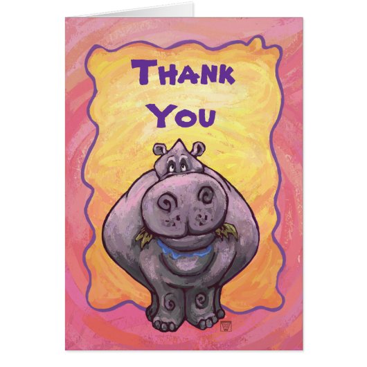 Hippopotamus Gifts & Accessories Cards (Front)