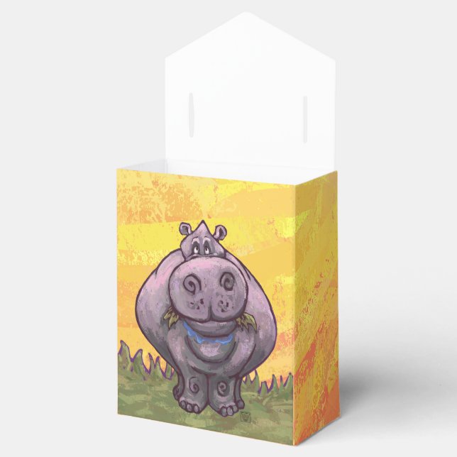 Hippopotamus Gifts & Accessories Favor Boxes (Opened)