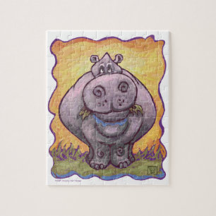 Hippopotamus Gifts & Accessories Jigsaw Puzzle