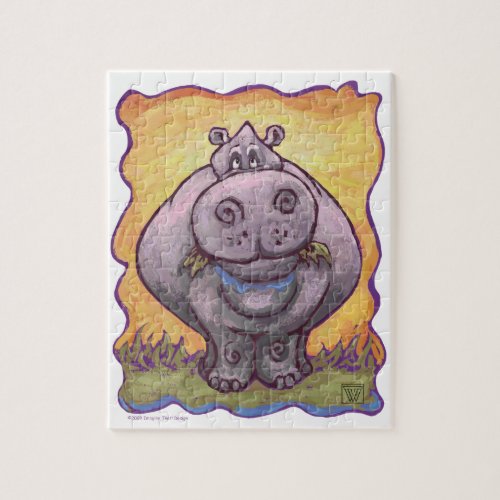 Hippopotamus Gifts  Accessories Jigsaw Puzzle