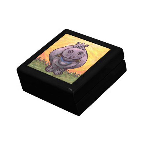 Hippopotamus Gifts  Accessories Keepsake Box