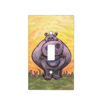 Hippopotamus Gifts & Accessories Light Switch Cover